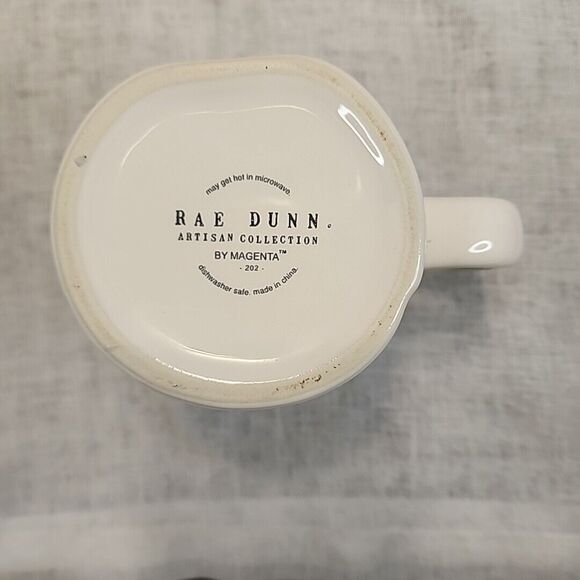 Rae Dunn Mug HELLO Artisan Collection by Magenta White / Orange Fall Mug - Picture 15 of 16